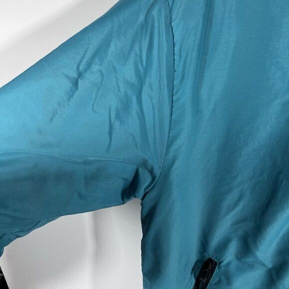 Vintage Rossignol Teal Fleece Lined Full Zip Jacket Winter Coat Men's XL - Picture 5 of 11